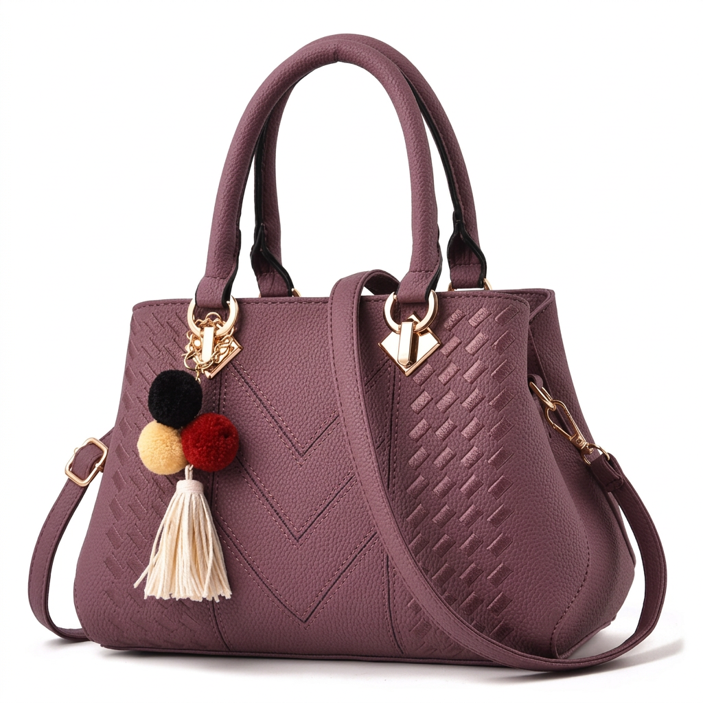 Mauve handbag